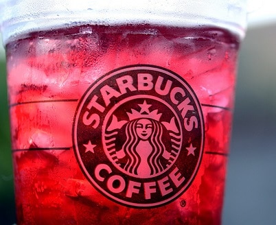 Starbucks' passion tea lemonade